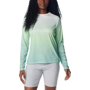 Columbia Women’s Super Tidal Tee Long Sleeve(New Mint Gradient Scalefade)