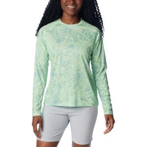 Columbia Women’s Super Tidal Tee Long Sleeve(New Mint Tropictones)