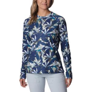 Columbia Women’s Super Tidal Tee Long Sleeve(Safari Hidden Paradise)