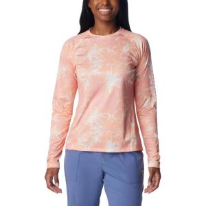 Columbia Women’s Super Tidal Tee Long Sleeve(Tiki Pink Digishores)