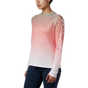 Columbia Women’s Super Tidal Tee Long Sleeve(Tiki Pink Gradient)
