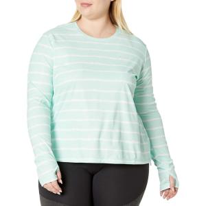Columbia Womens W Sun Deflector Summerdry™ Ls Shirt(Mint Cay Tie Dye Stripe)