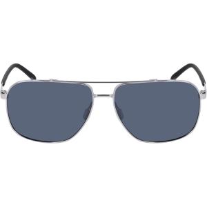 Columbia mens Mist Trail Pilot Sunglasses(Shiny Gunmetal/Silver Mirror Lens)