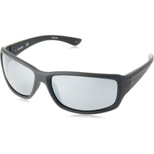 Columbia mens Point Reyes Rectangular Sunglasses(Matte Black/Smoke)