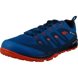 Columbia mens Redmond V2 Hiking Shoe(Blue Pool X Red Quartz)