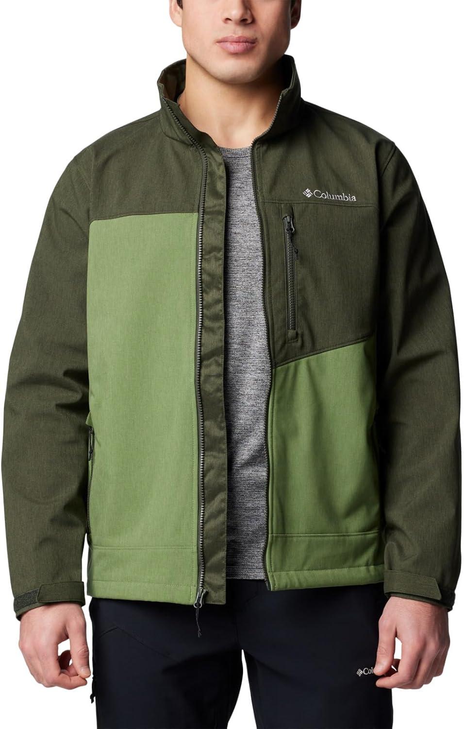 imageColumbia Mens Cruiser Valley II SoftshellCanteen HeatherGreenscape Heather
