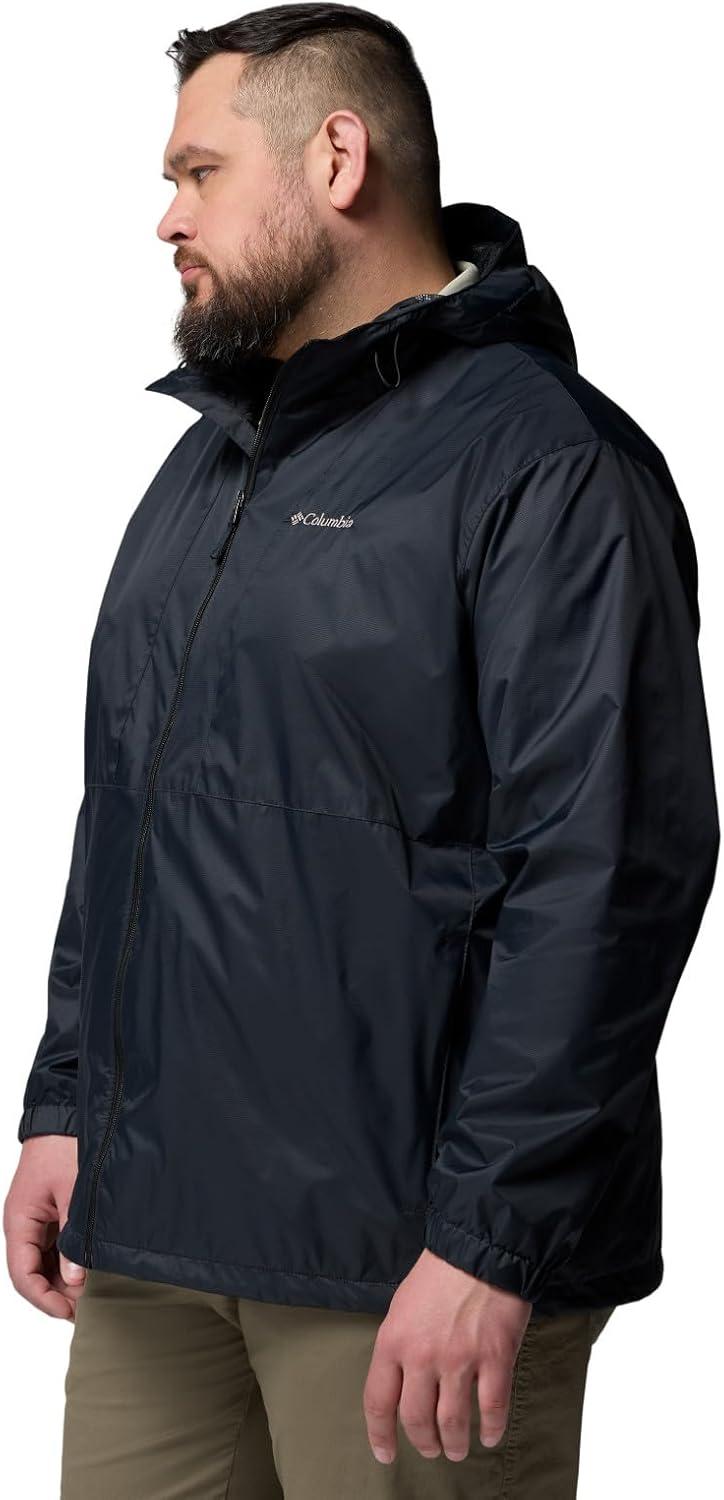 imageColumbia Mens Glenbrook Bend Rain JacketBlack