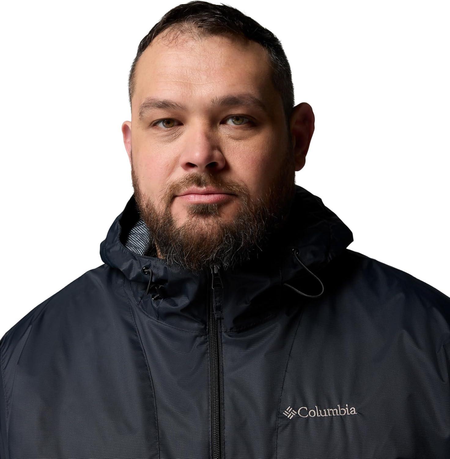imageColumbia Mens Glenbrook Bend Rain JacketBlack