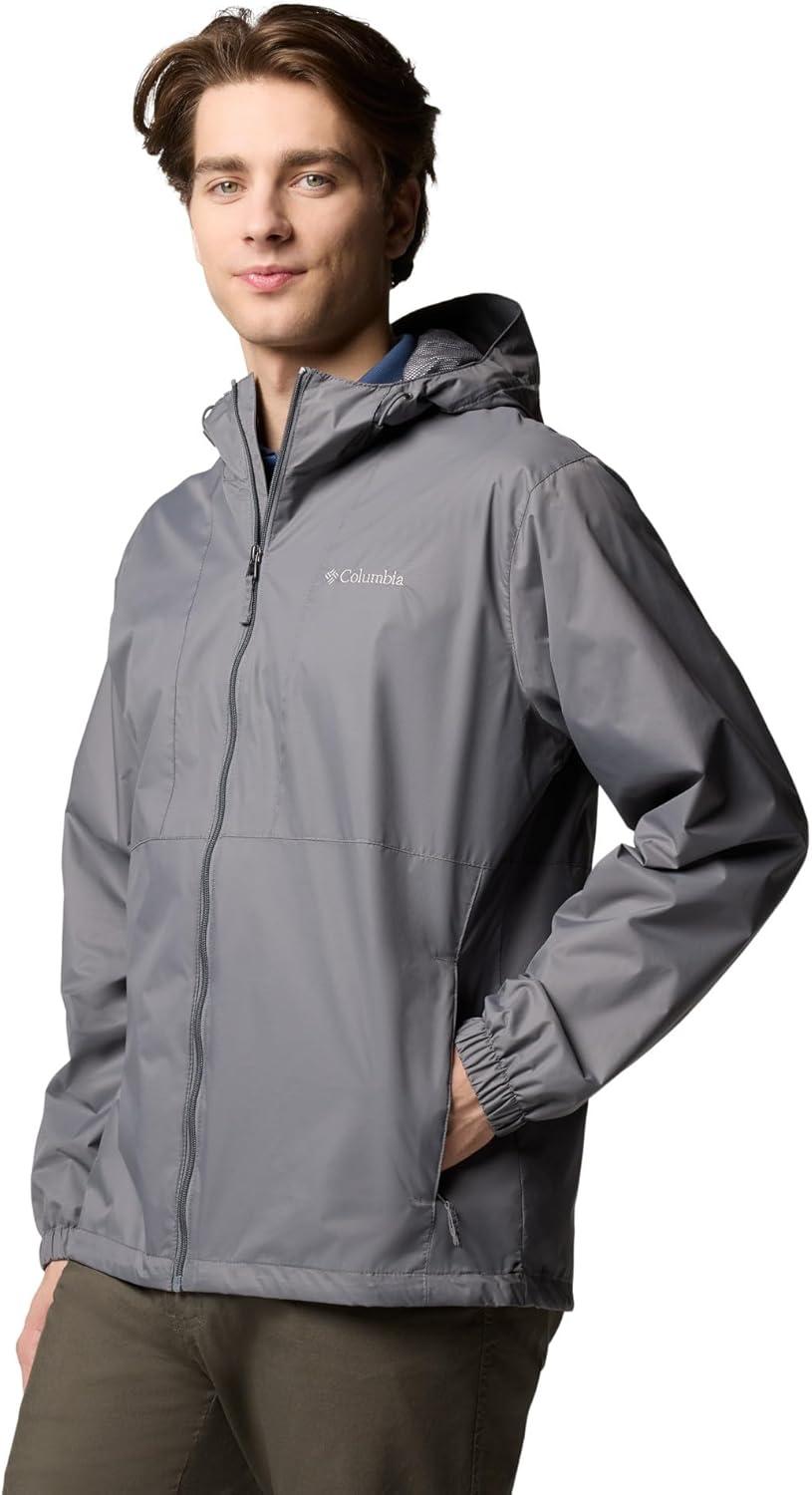 imageColumbia Mens Glenbrook Bend Rain JacketCity Grey