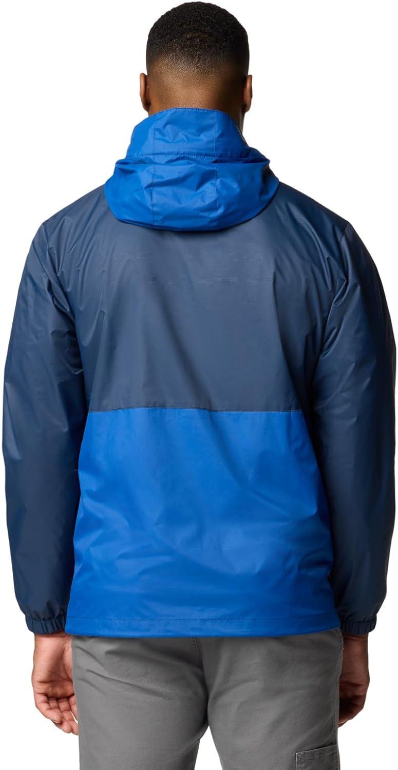 imageColumbia Mens Glenbrook Bend Rain JacketCollegiate NavyMountain Blue