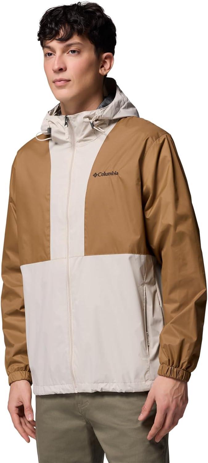 imageColumbia Mens Glenbrook Bend Rain JacketDeltaDark Stone