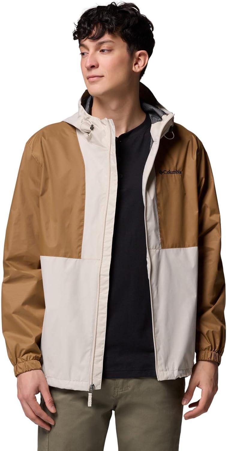 imageColumbia Mens Glenbrook Bend Rain JacketDeltaDark Stone