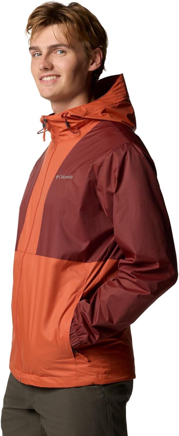 imageColumbia Mens Glenbrook Bend Rain JacketSpiceTuscan
