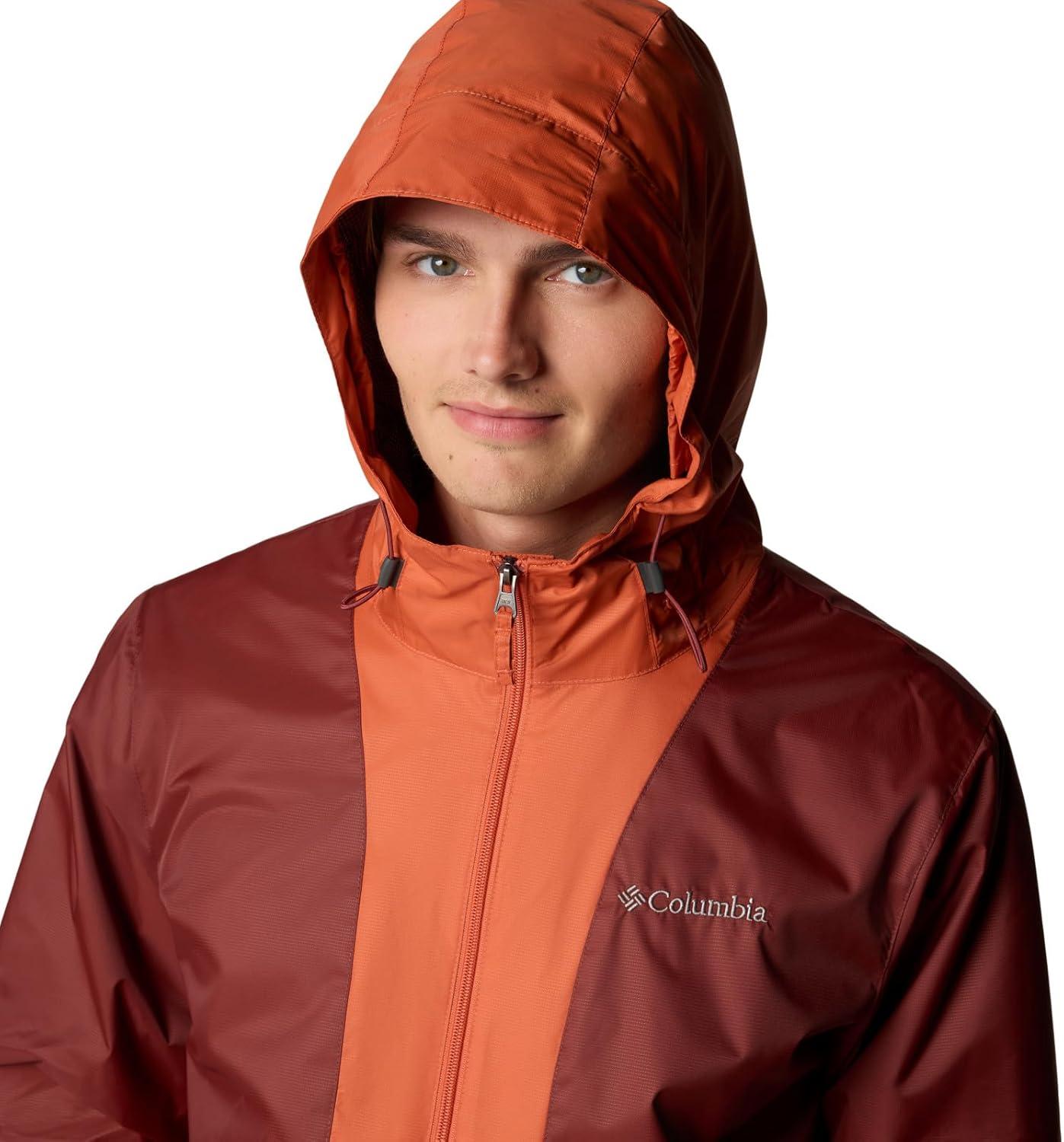 imageColumbia Mens Glenbrook Bend Rain JacketSpiceTuscan