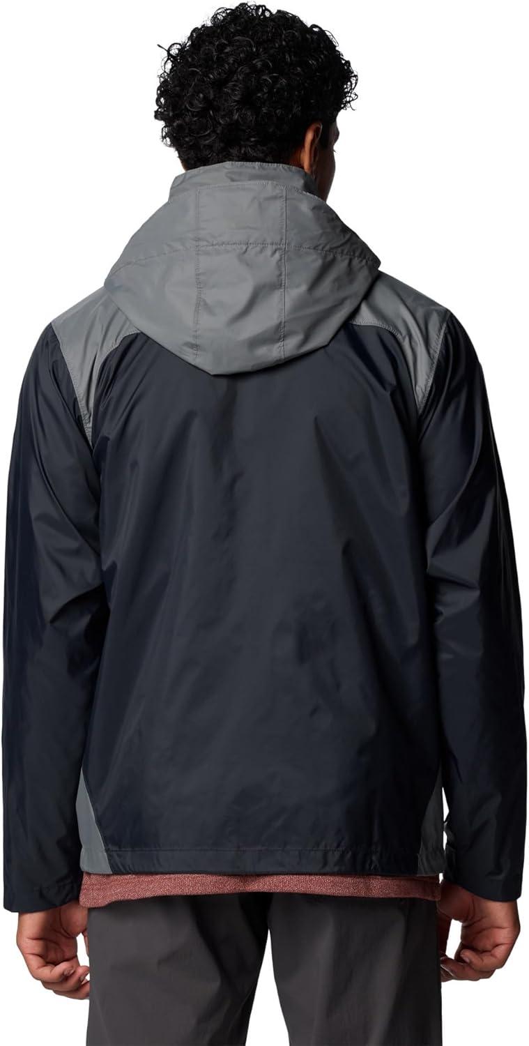 imageColumbia Mens Glennaker Lake II Rain JacketBlackCity Grey