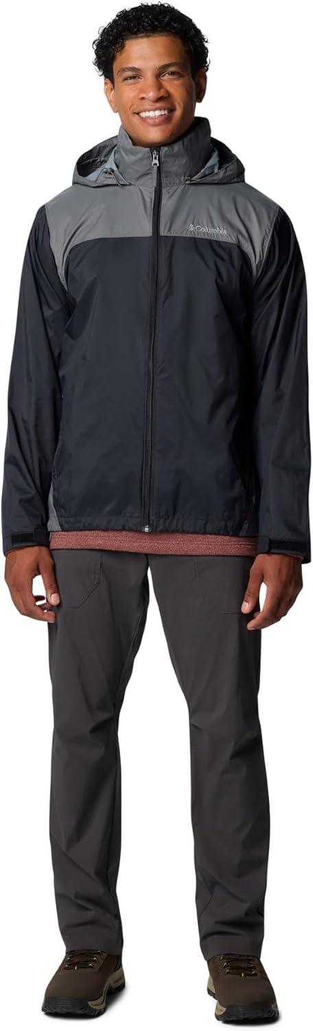 imageColumbia Mens Glennaker Lake II Rain JacketBlackCity Grey