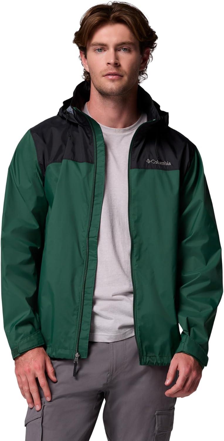 imageColumbia Mens Glennaker Lake II Rain JacketRain ForestBlack