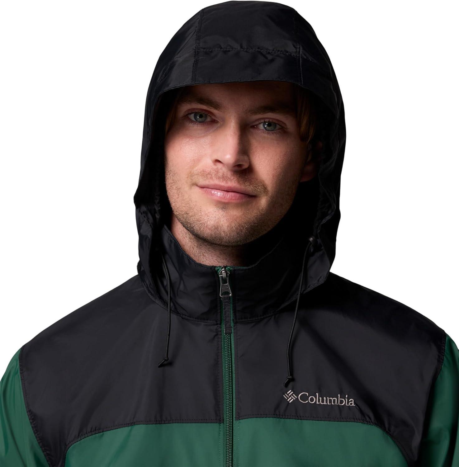 imageColumbia Mens Glennaker Lake II Rain JacketRain ForestBlack