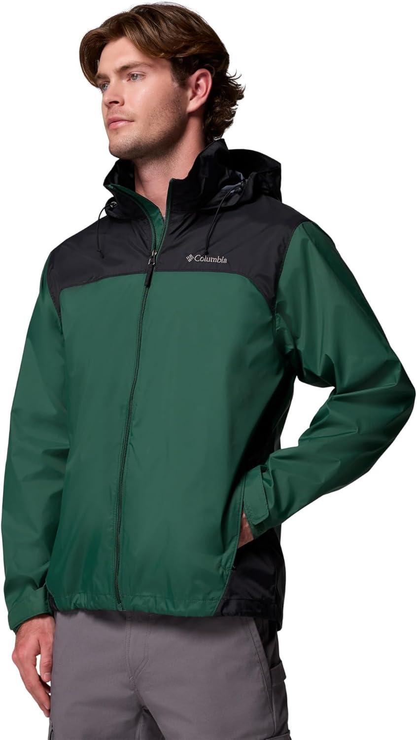 imageColumbia Mens Glennaker Lake II Rain JacketRain ForestBlack