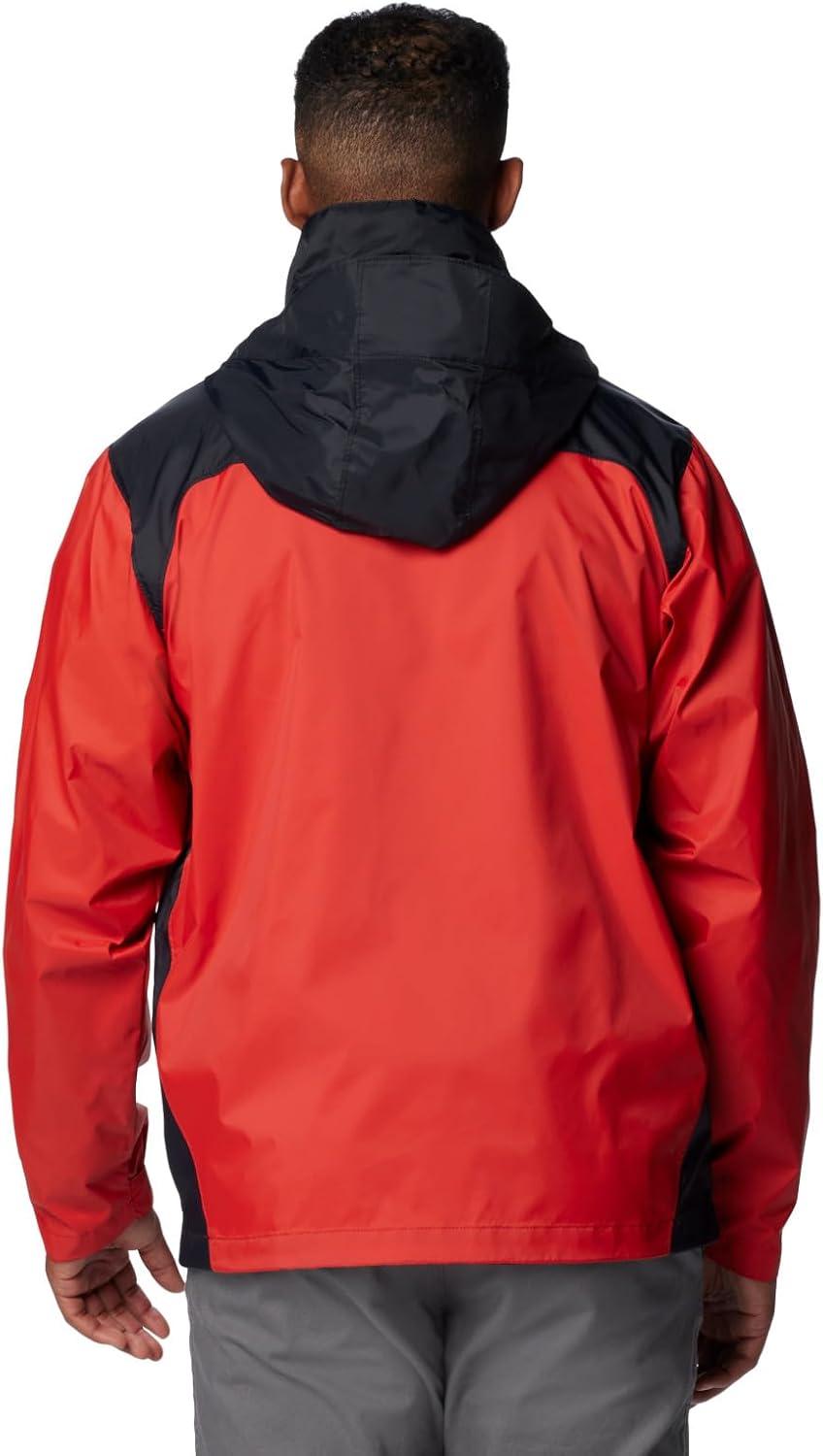 imageColumbia Mens Glennaker Lake II Rain JacketSail RedBlack