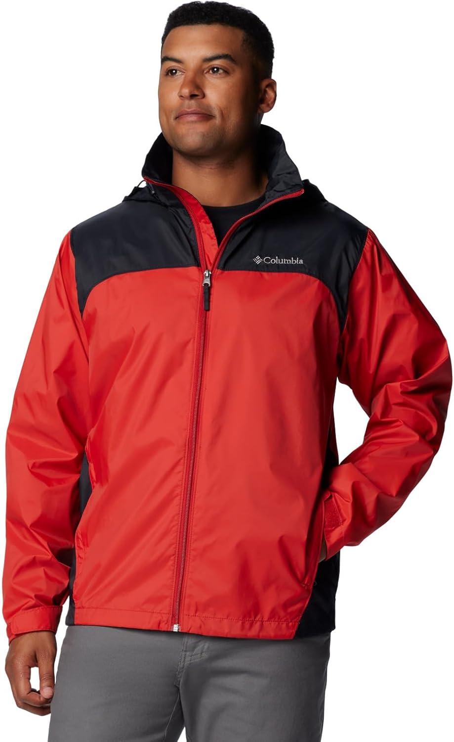 imageColumbia Mens Glennaker Lake II Rain JacketSail RedBlack