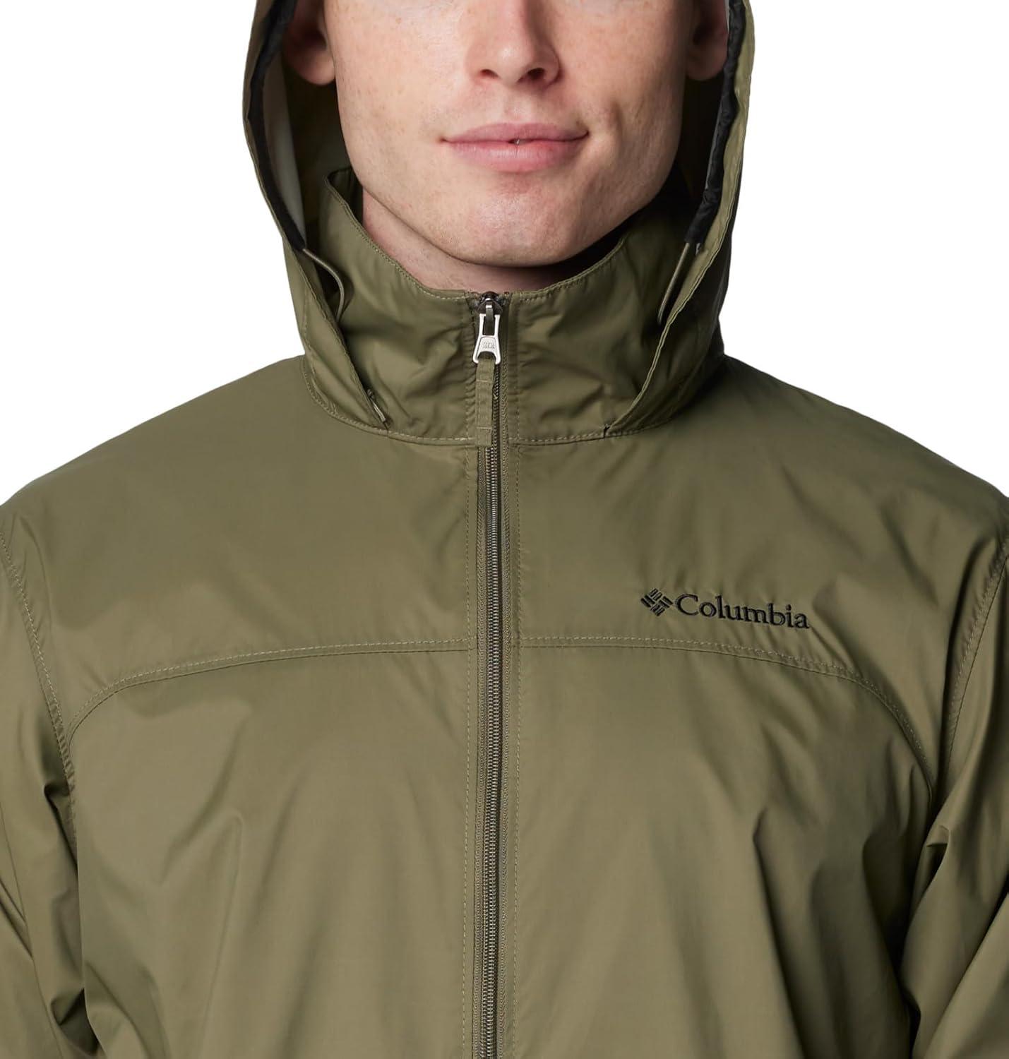 imageColumbia Mens Glennaker Lake II Rain JacketStone Green
