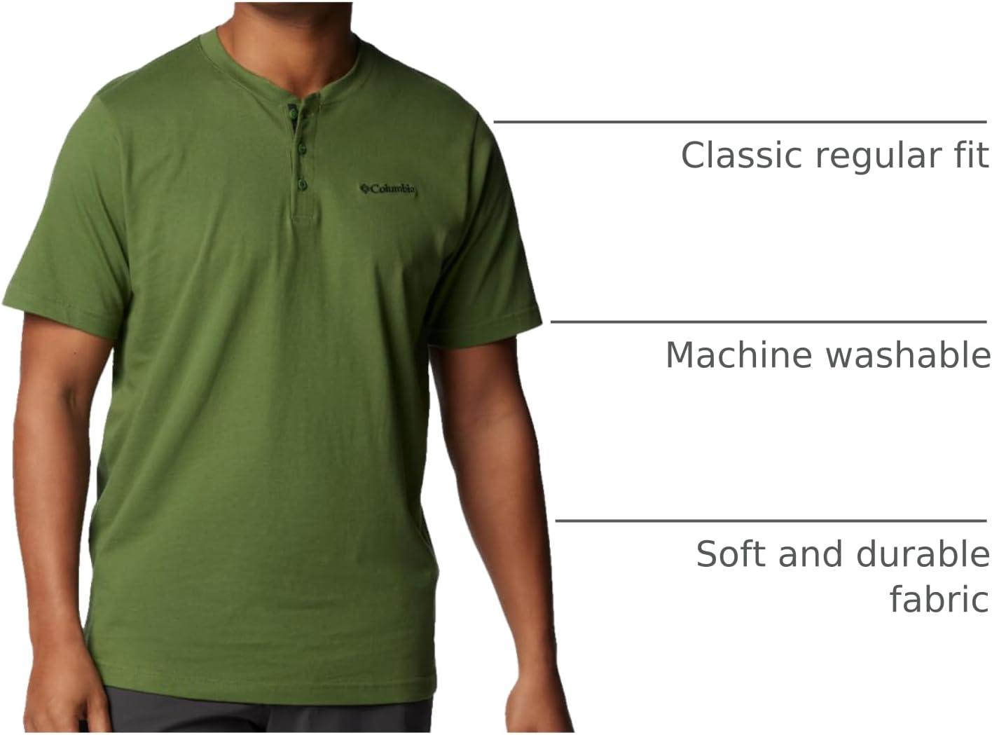 imageColumbia Mens Landroamer Short Sleeve Henley IICanteen