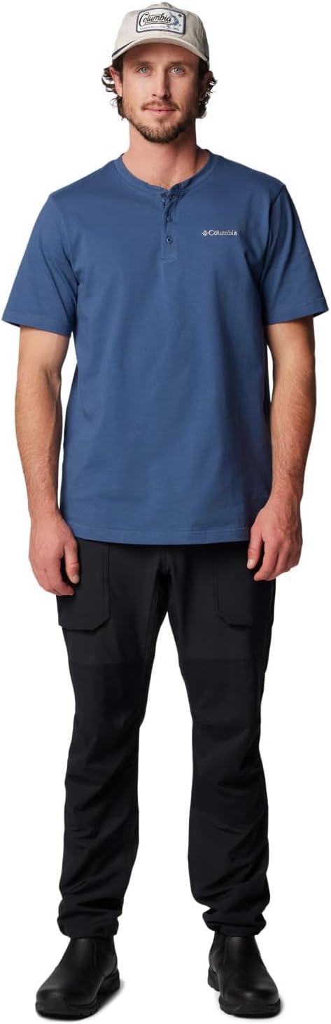 imageColumbia Mens Landroamer Short Sleeve Henley IIDark Mountain