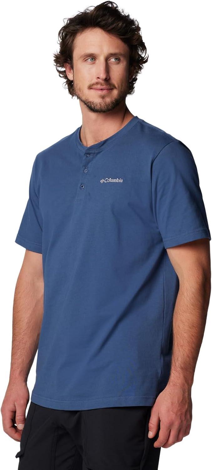 imageColumbia Mens Landroamer Short Sleeve Henley IIDark Mountain