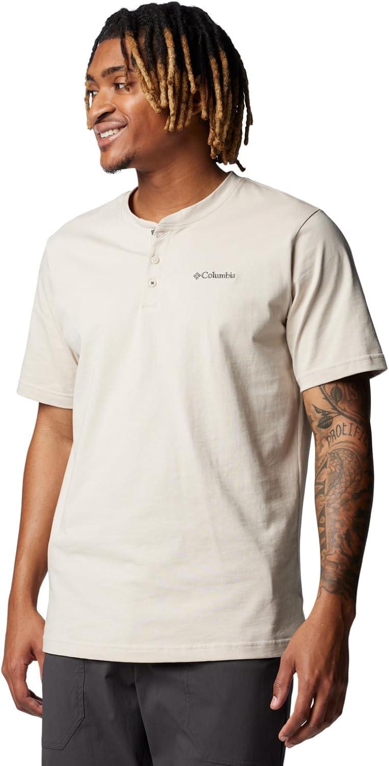 imageColumbia Mens Landroamer Short Sleeve Henley IIDark Stone