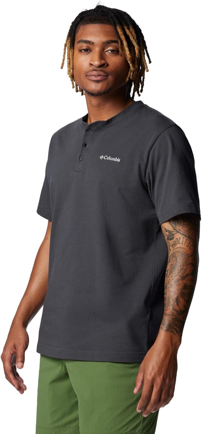 imageColumbia Mens Landroamer Short Sleeve Henley IIShark