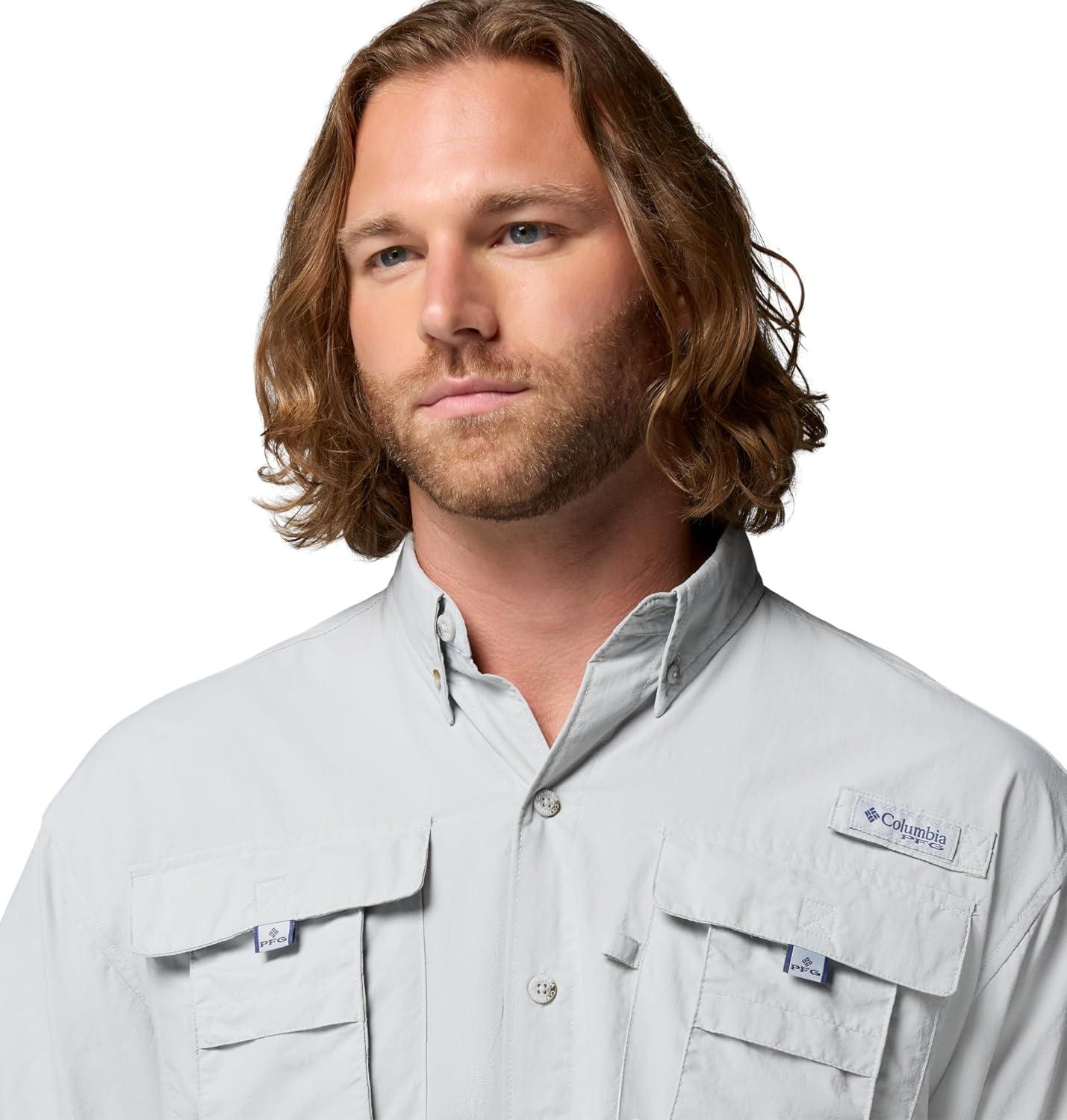imageColumbia Mens PFG Bahama II Short Sleeve ShirtCool Grey