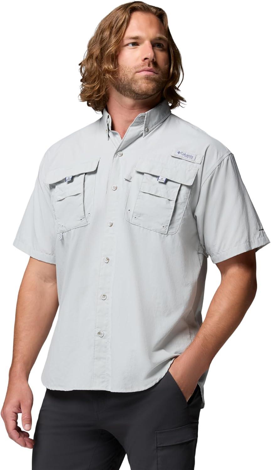imageColumbia Mens PFG Bahama II Short Sleeve ShirtCool Grey