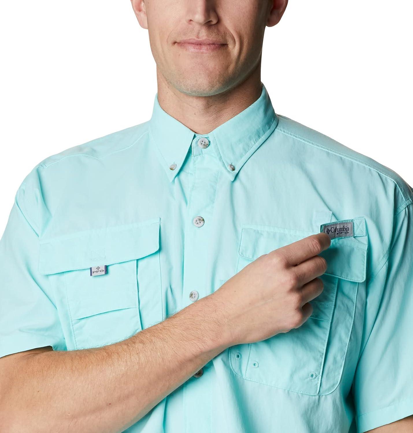 imageColumbia Mens PFG Bahama II Short Sleeve ShirtGulf StreamRealtree Edge