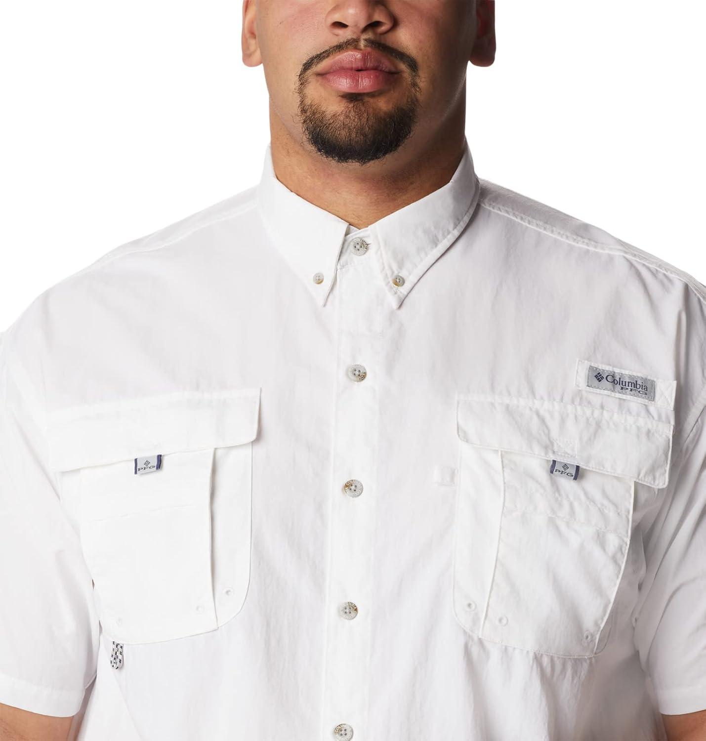 imageColumbia Mens PFG Bahama II Short Sleeve ShirtWhiteRealtree Edge