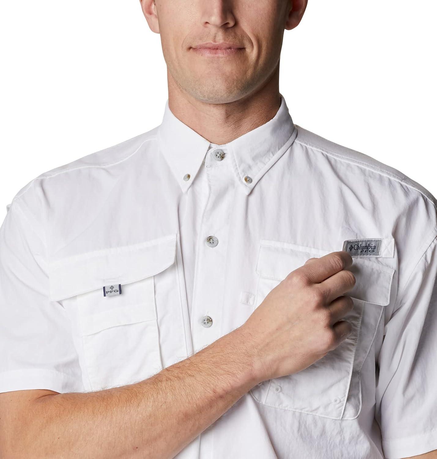 imageColumbia Mens PFG Bahama II Short Sleeve ShirtWhiteRealtree Edge