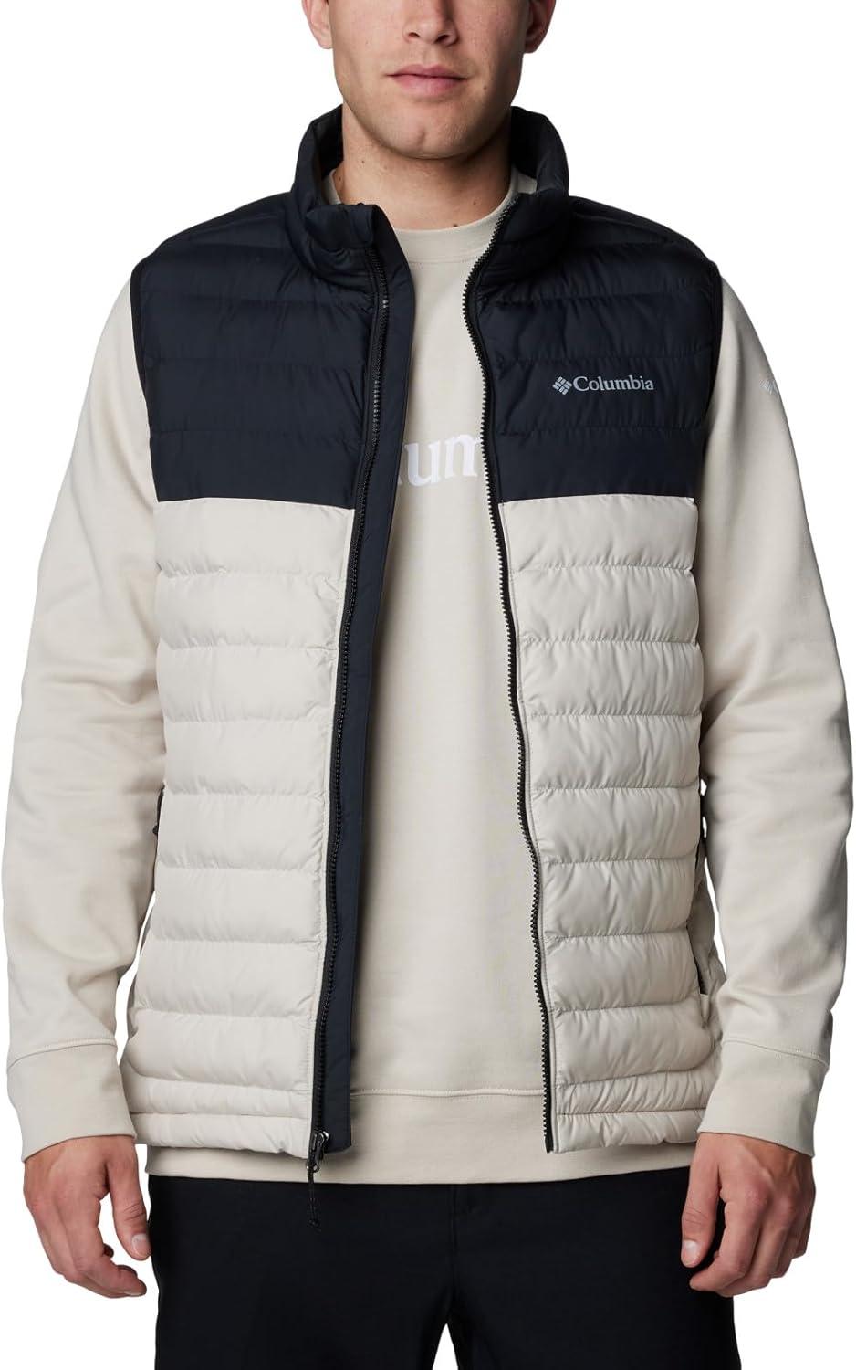 imageColumbia Mens Powder Lite II VestDark StoneBlack