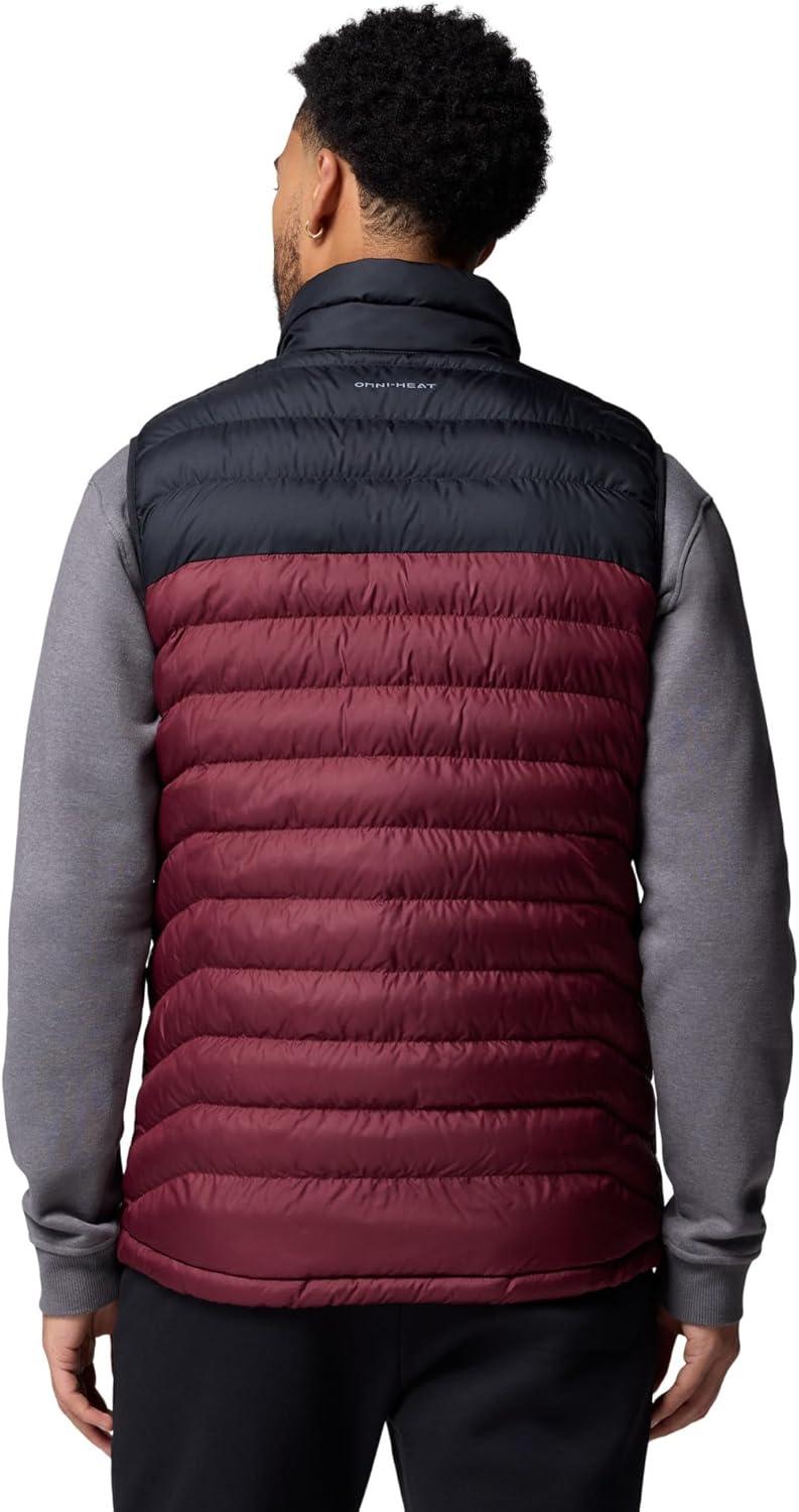 imageColumbia Mens Powder Lite II VestRich WineBlack