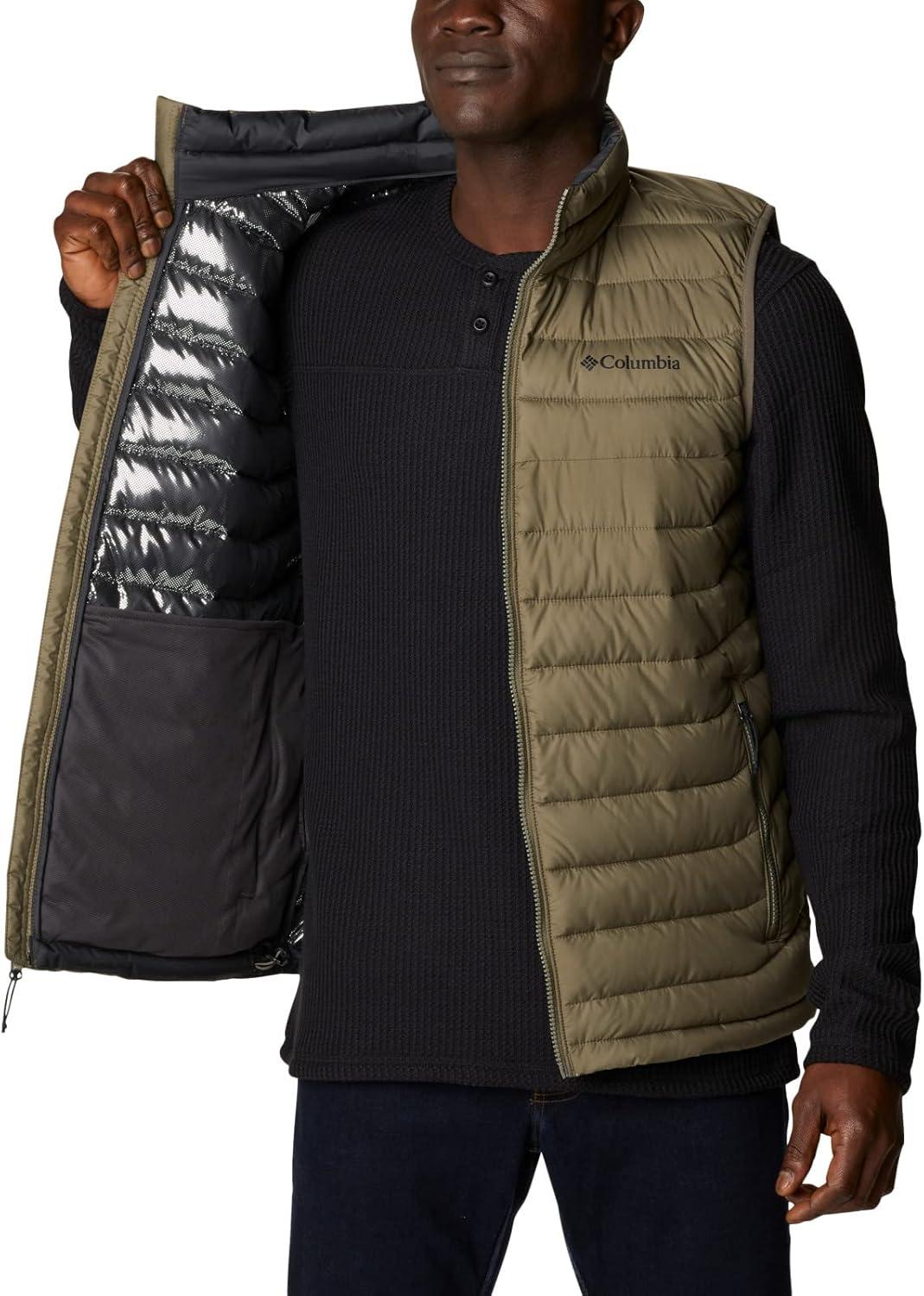 imageColumbia Mens Powder Lite II VestStone Green