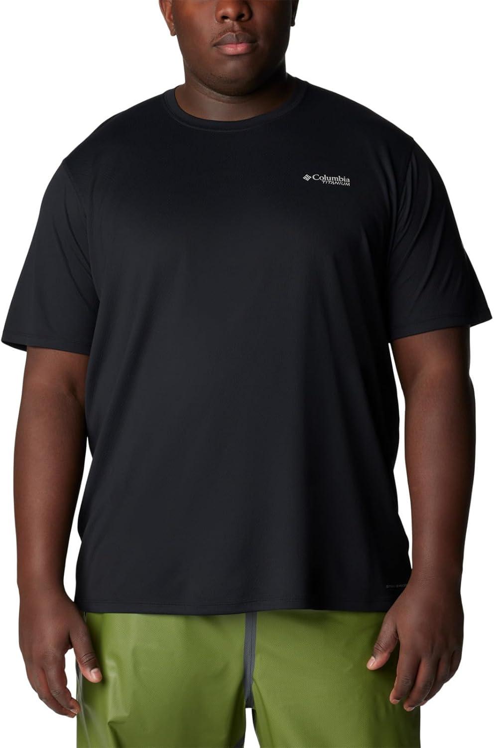 imageColumbia Mens Summit Valley Short Sleeve CrewBlack