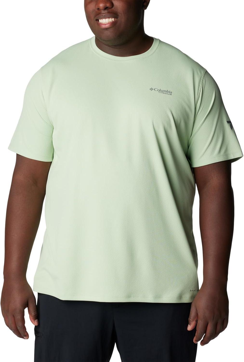 imageColumbia Mens Summit Valley Short Sleeve CrewSage Leaf