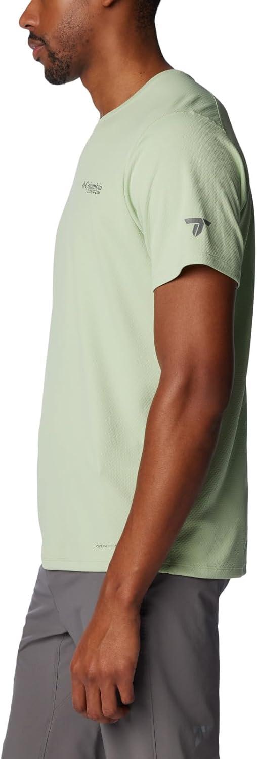 imageColumbia Mens Summit Valley Short Sleeve CrewSage Leaf