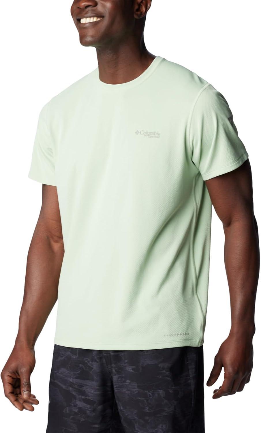 imageColumbia Mens Summit Valley Short Sleeve CrewSage Leaf