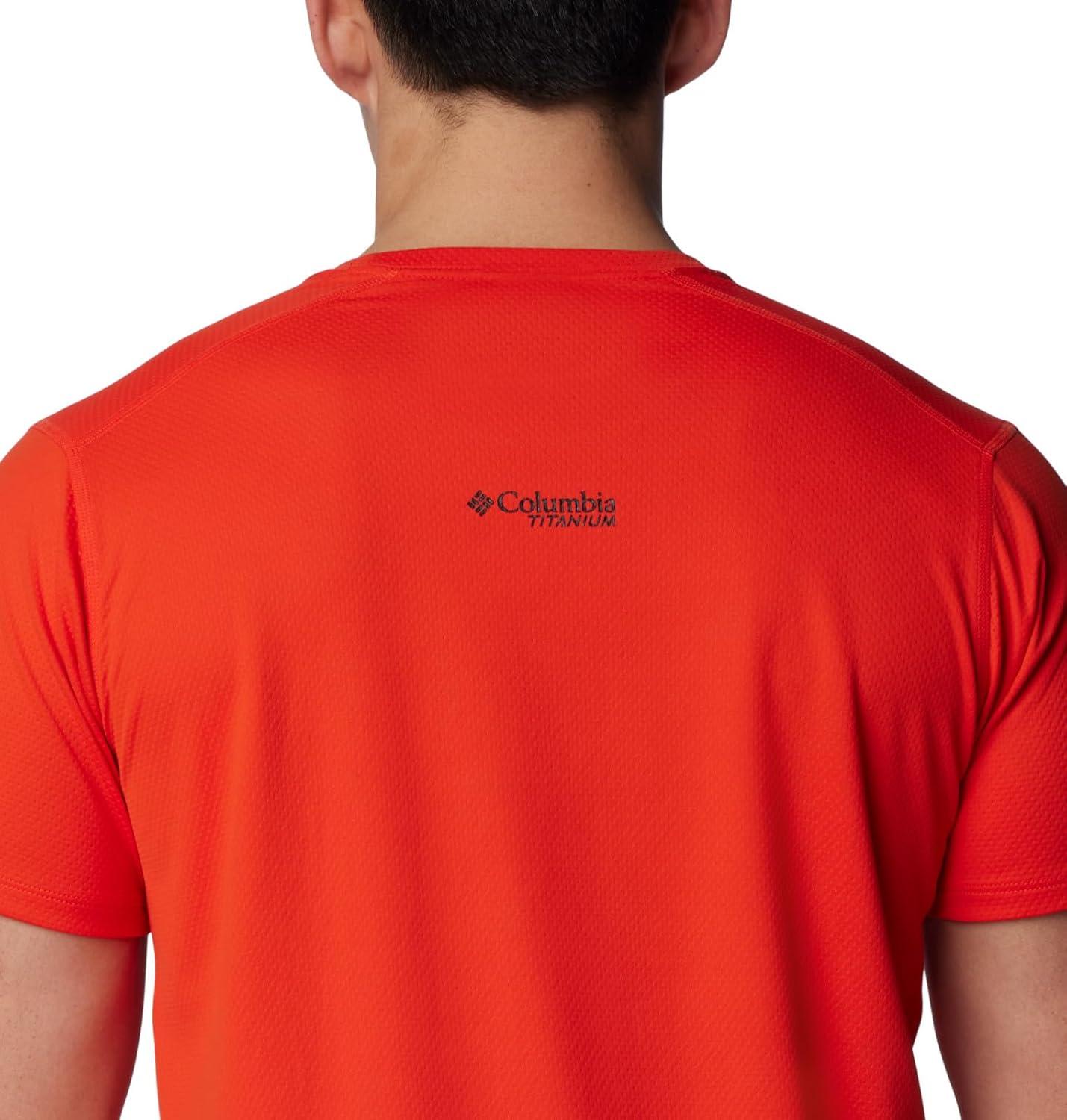 imageColumbia Mens Summit Valley Short Sleeve CrewSpicy