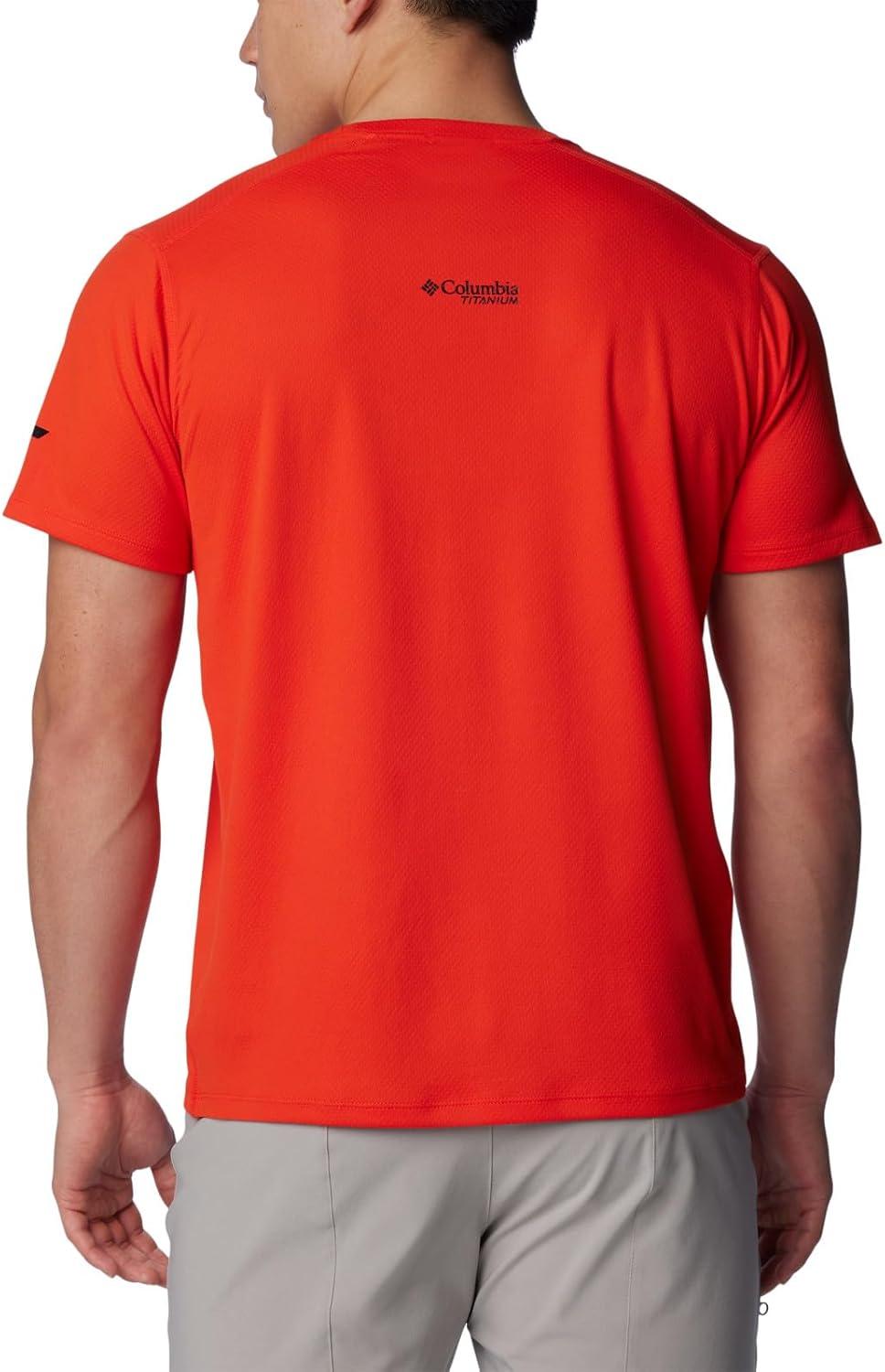 imageColumbia Mens Summit Valley Short Sleeve CrewSpicy