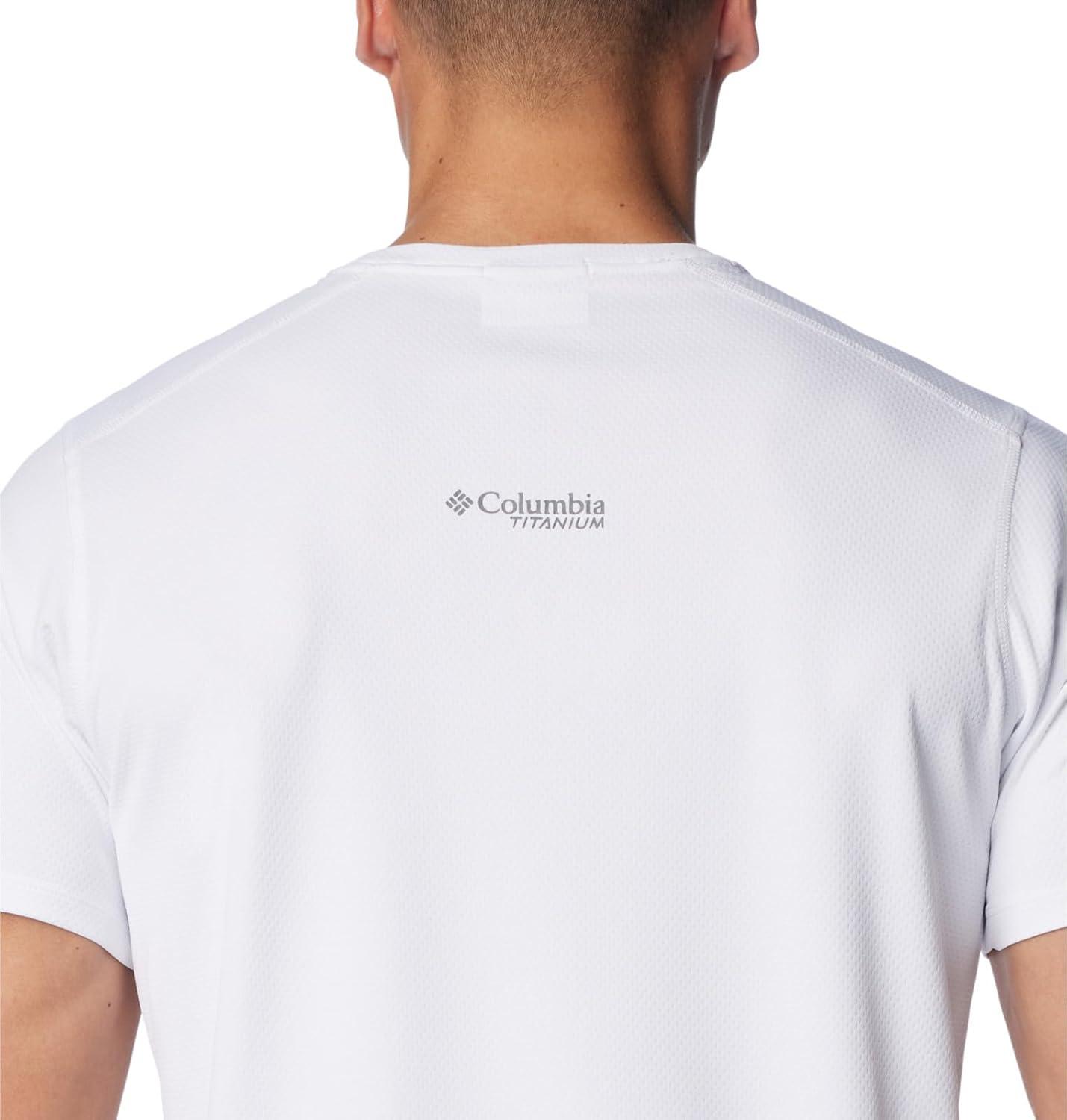 imageColumbia Mens Summit Valley Short Sleeve CrewWhite