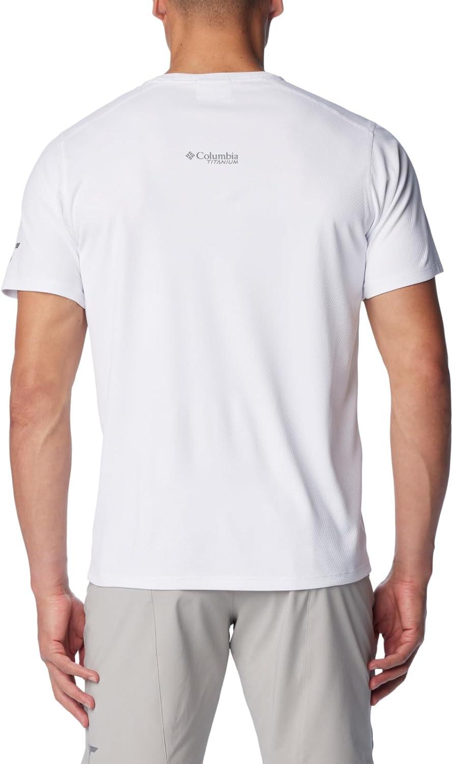 imageColumbia Mens Summit Valley Short Sleeve CrewWhite
