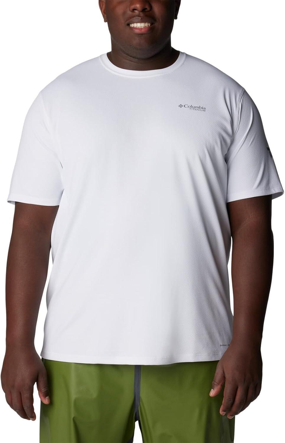 imageColumbia Mens Summit Valley Short Sleeve CrewWhite