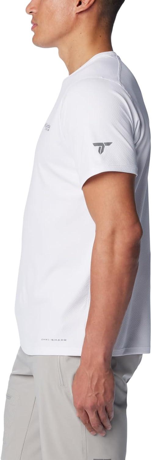 imageColumbia Mens Summit Valley Short Sleeve CrewWhite