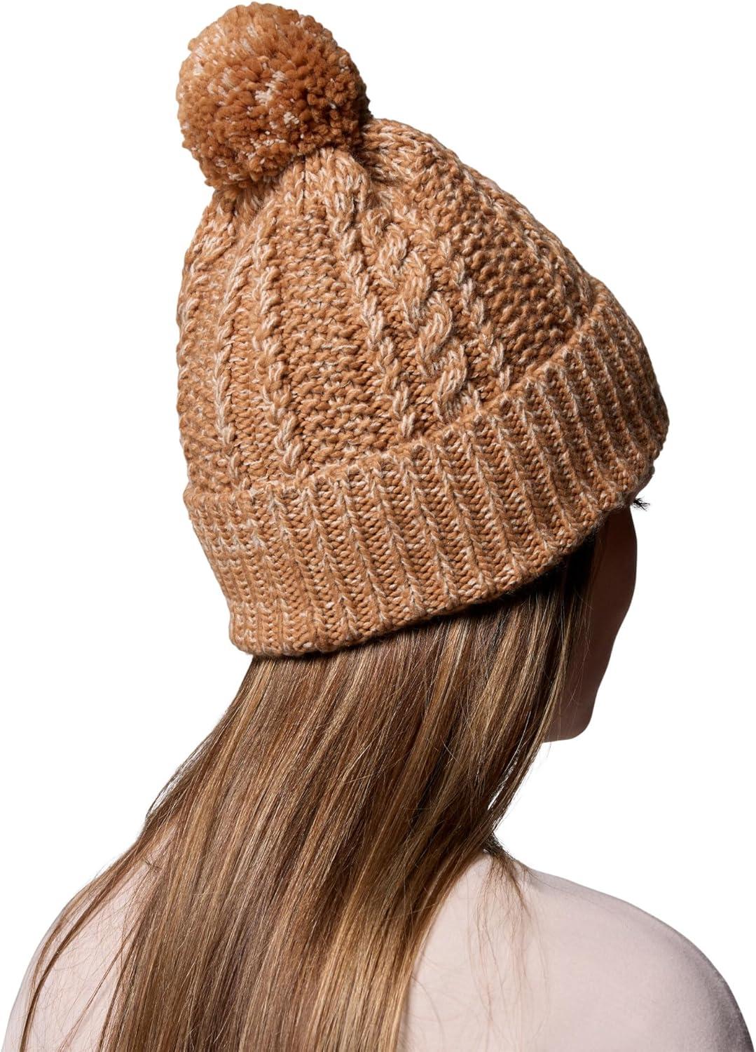 imageColumbia UnisexAdult Cozy Ridge BeanieCamel BrownDark Stone Marled
